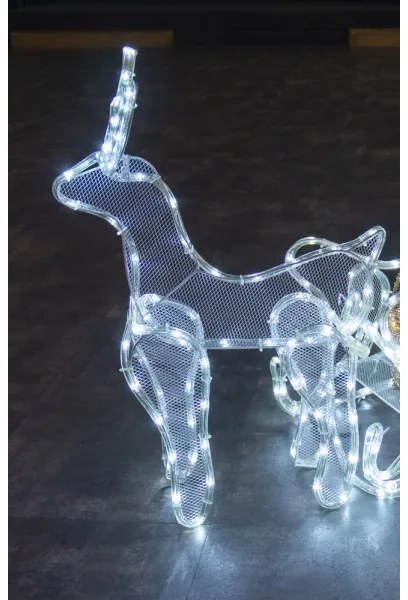 Retlux - LED Kültéri karácsonyi dekoráció LED/12W/230V IP44 rénszarvas