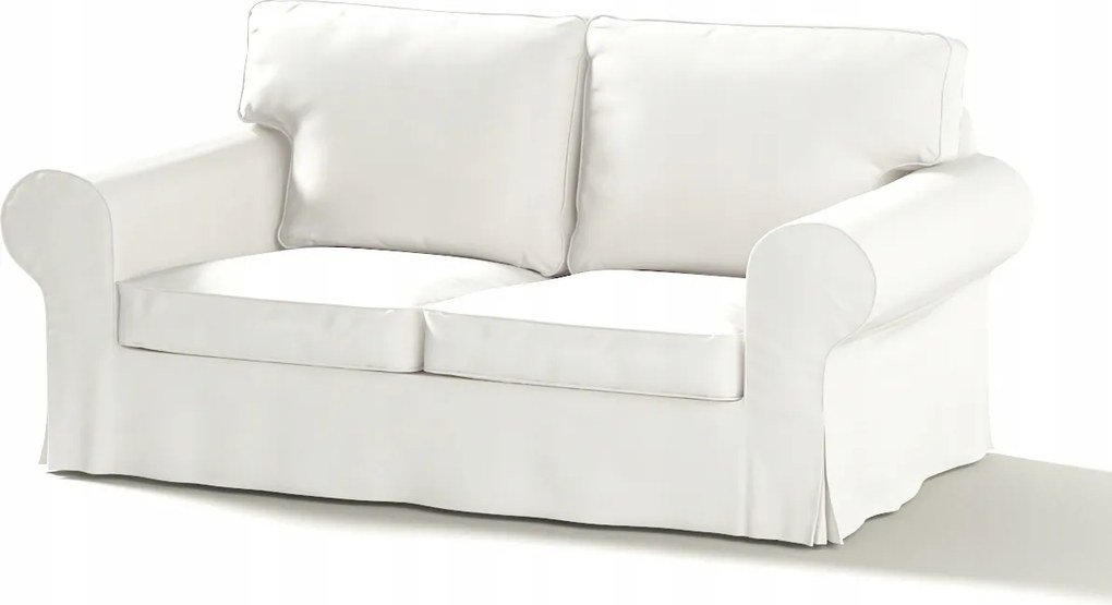 Dekoria Ektorp 2 személyes kanapé huzat, összecsukható Ikea fehér