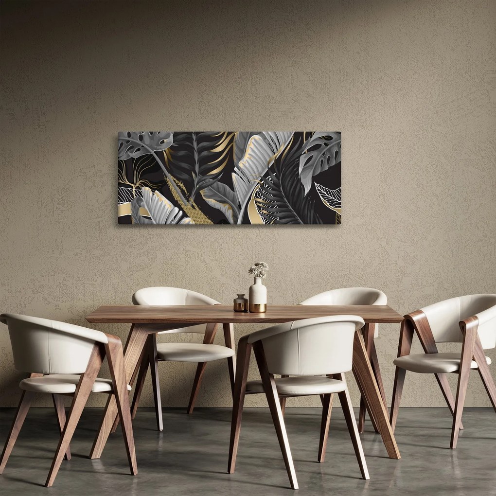 Kép - Arany dzsungel (120x50 cm)