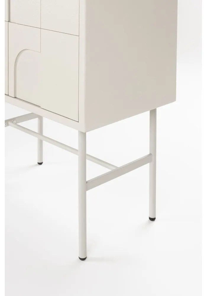 Világosszürke szekrény 70x140x40 cm Funk – White Label