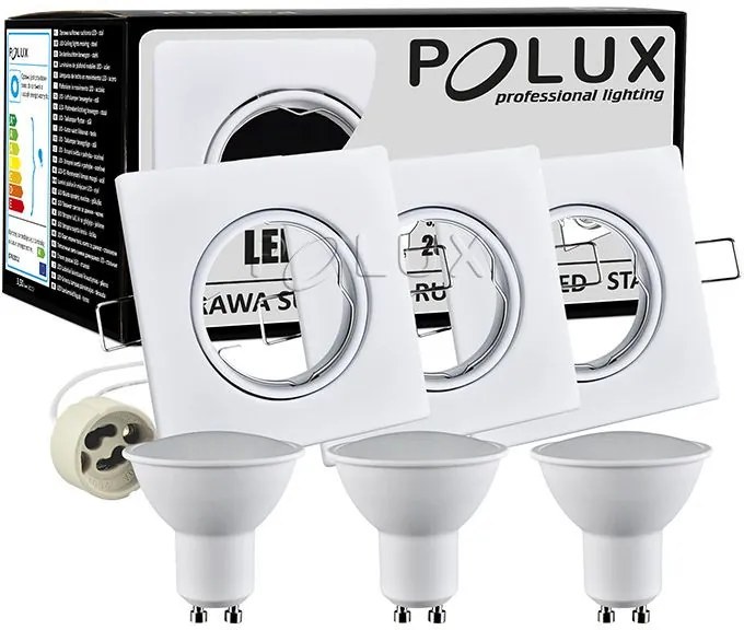 Polux OLIN 305862 Beépíthető spotlámpa 1x3,5W/GU10 3000K 250LM IP20