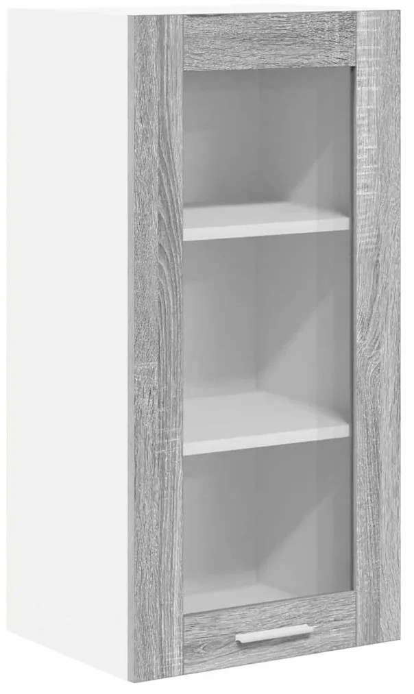 Függő szekrény Riga 2 pcs Szürke Sonoma 40 x 31 x 80 cm Faanyag