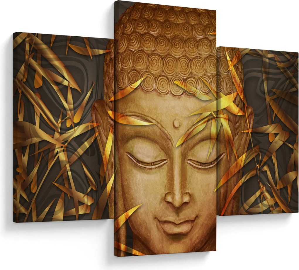 Kép - arany Buddha (90x60 cm)