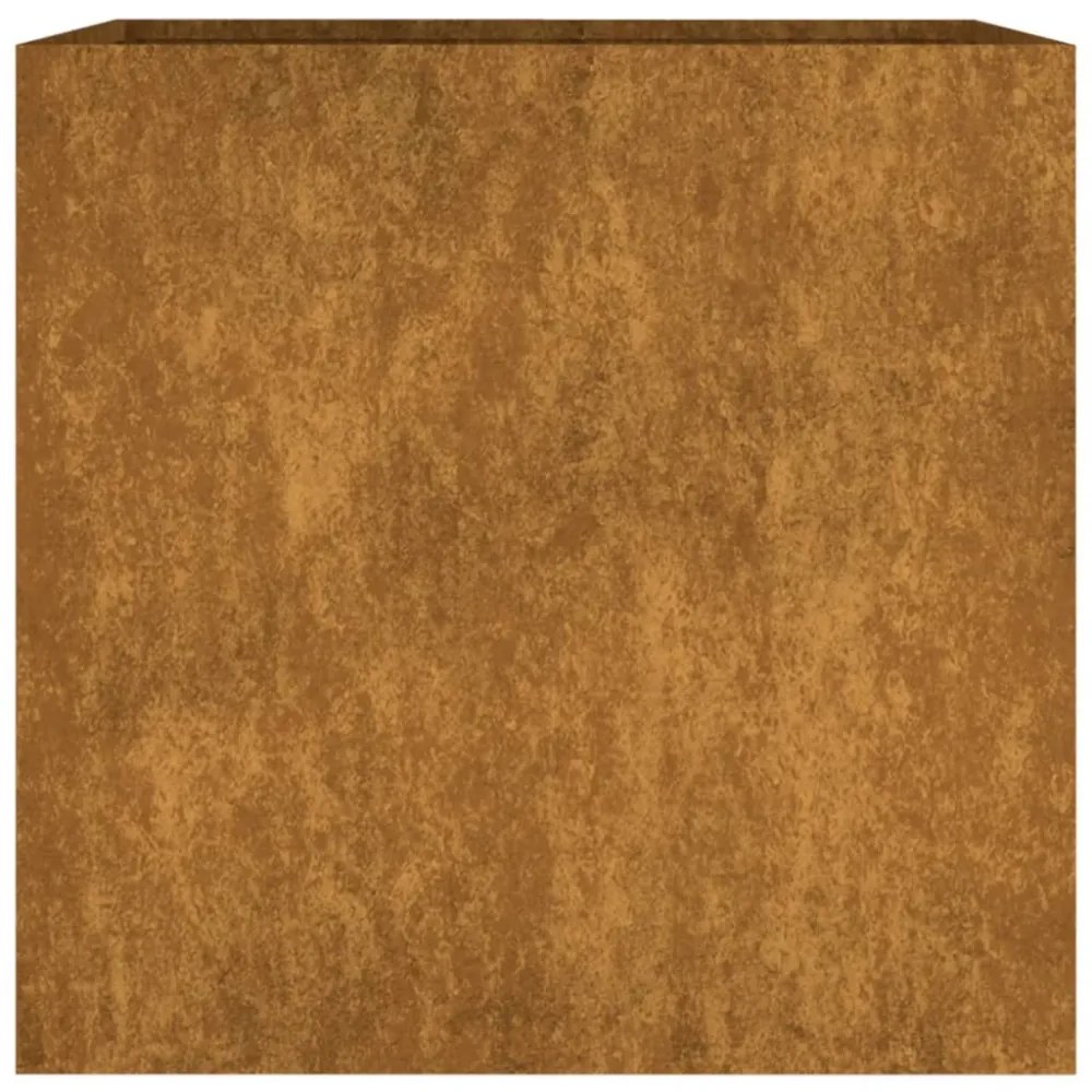 corten acél növénytartó 40x41x40 cm