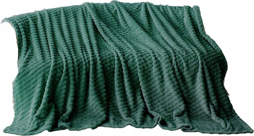 Takaró 150x200 Dekoratív dombornyomott zöld