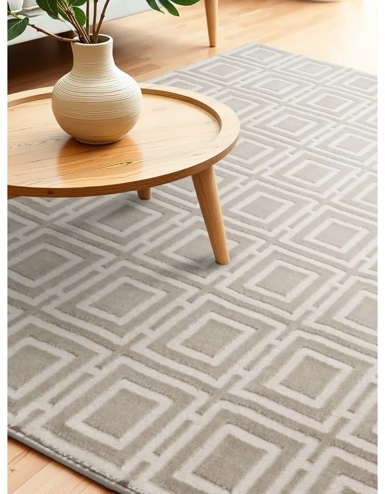 Krémszínű szőnyeg 120x170 cm Perles Howlite – Elle Decoration