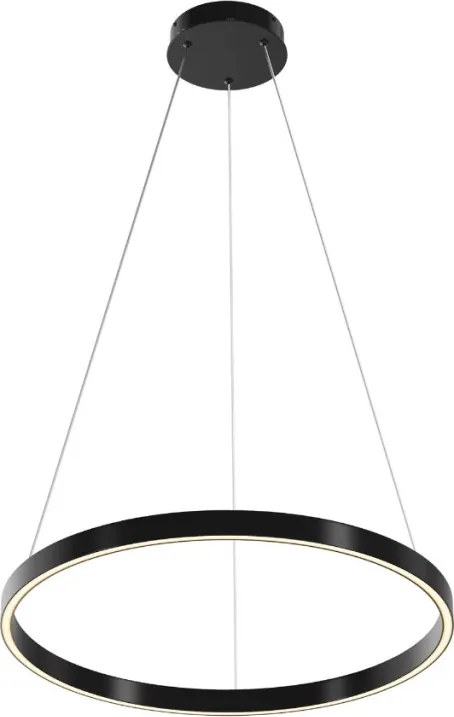 MAYTONI MOD058PL-L32BK RIM Modern Led Függesztett Lámpa Fehér, Fekete LED IP20