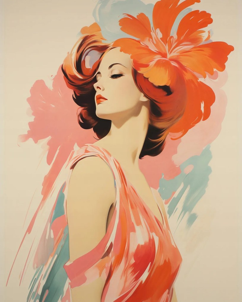 Poszter 40x50cm Virágos dallam