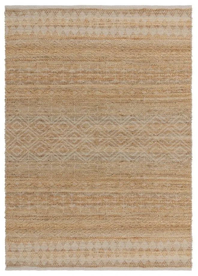 Natúr színű kézi szövésű jutakeverék szőnyeg 160x230 cm Asher Natural – Asiatic Carpets