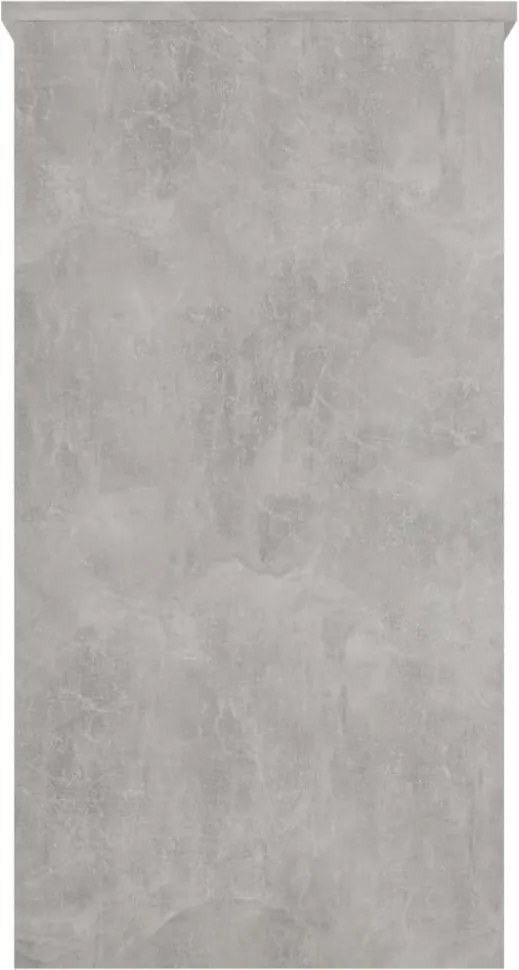 betonszürke szerelt fa íróasztal 80 x 40 x 75 cm