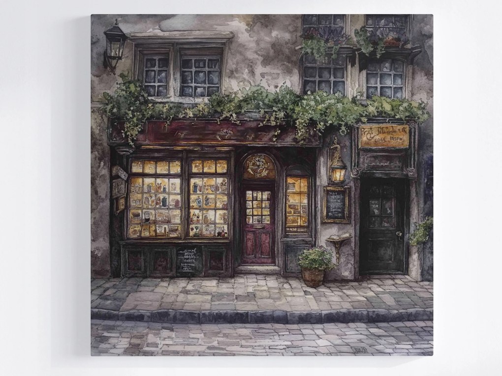 Poszter Város Utca Oldal Mágikus Bolt Ablak 40x40