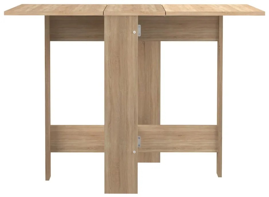 Bővíthető étkezőasztal tölgyfa dekorral 76x28 cm Papillon – TemaHome