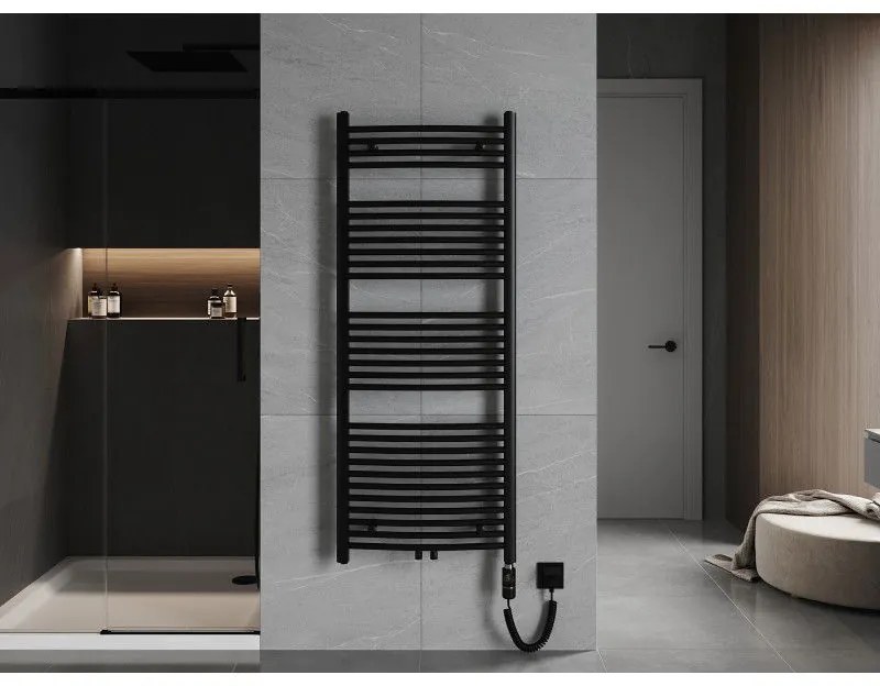Mexen Ares, elektromos fűtőelem 1500x600 mm + fűtőrúd 900 W, fekete, W102-1500-600-2900-70