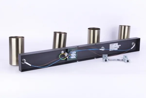 Globo 57911-4M - ROBBY 4xGU10/35W spotlámpa, fekete/fém