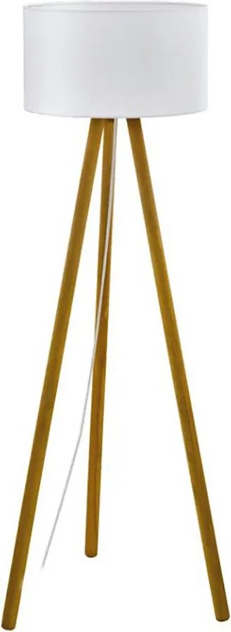 Eglo 55115 - LED állólámpa 1xE27/11W/230V bükk