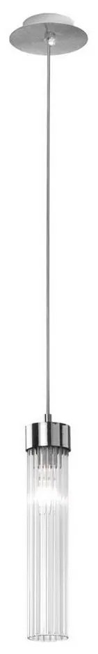 Kolarz 6009.30150 - Csillár zsinóron RAGGIO 1xE14/25W/230V ezüst