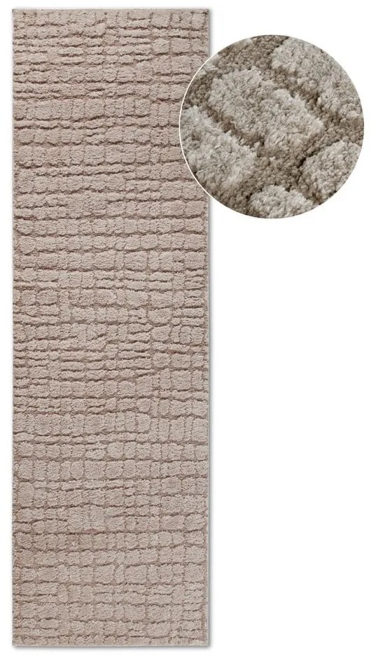 Bézs futószőnyeg 80x240 cm Artistique Beige – Elle Decoration