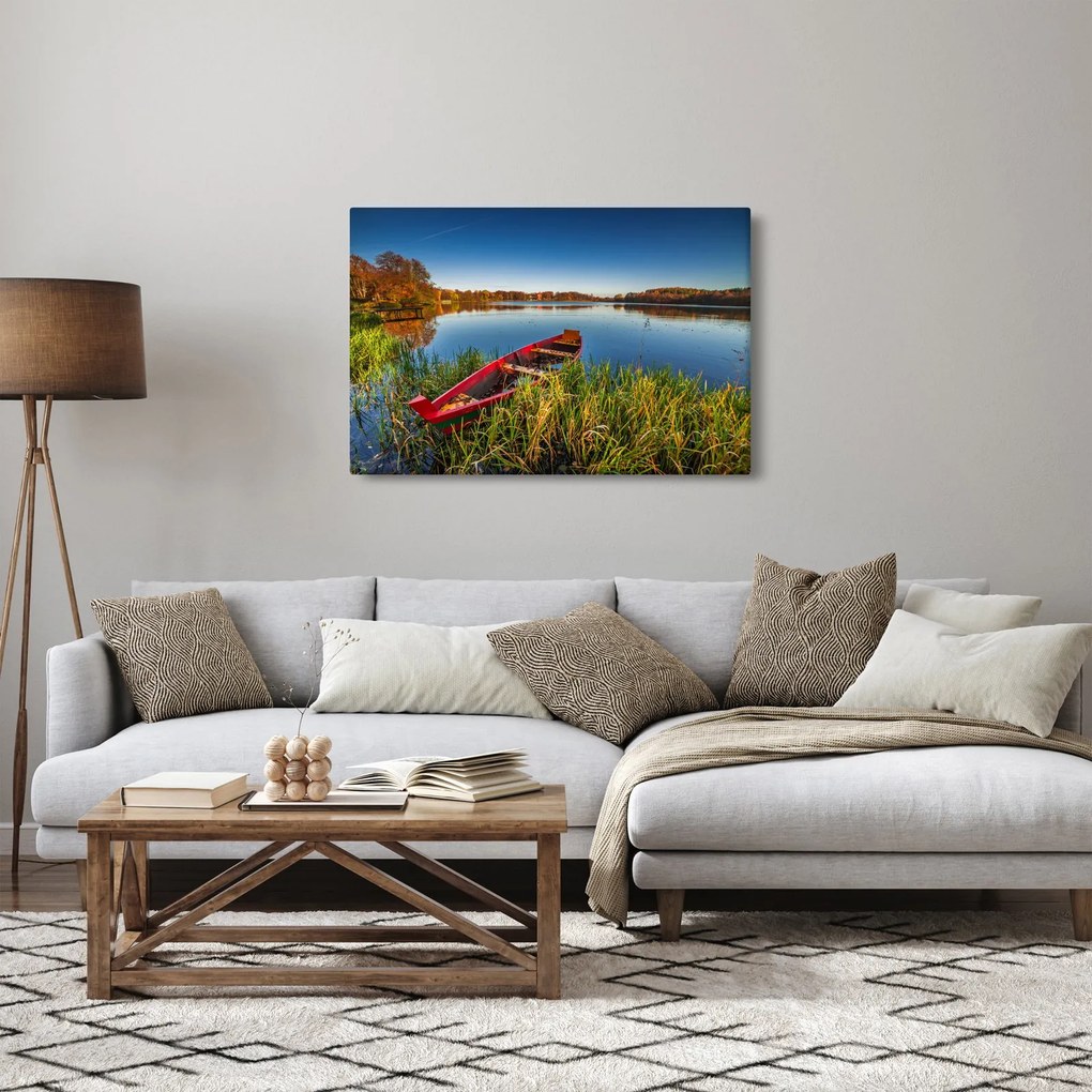 Egy piros pont képe (90x60 cm)