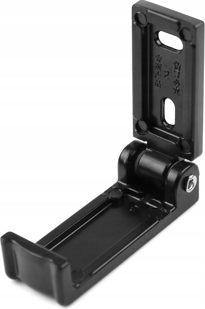 1 db Fém fali táskatartó kabát összecsukható akasztó fekete Diy