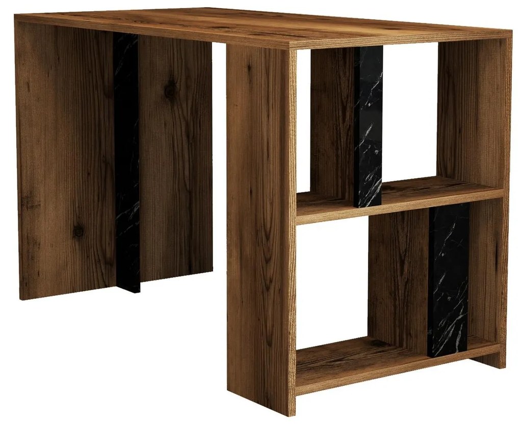 PC asztal Limba (dió + fekete). 1088799