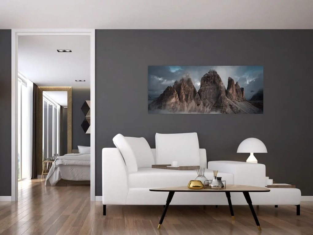 Kép - Három fogak, olasz Dolomitok (120x50 cm)