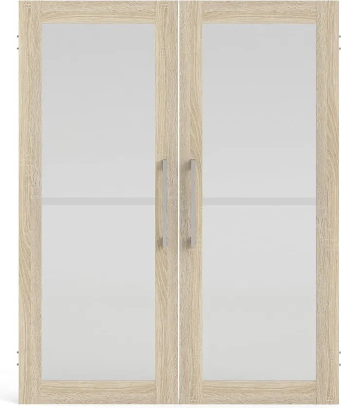 Natúr színű bútorelem - ajtó tölgyfa dekorral 84x105 cm Prima – Tvilum