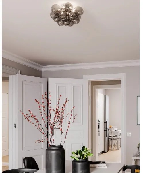 ByRydens 4200660-4505 - Mennyezeti lámpa GRANDE 3xG9/4W/230V füstös/fekete