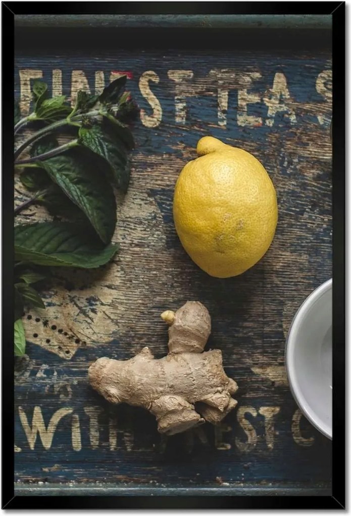 Poszterek keretben 40x60 Gyógyteák gyömbérrel