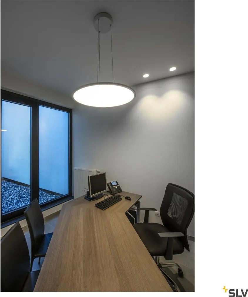 SLV 1003047 PANEL Modern Led Függesztett Lámpa Szürke LED IP20