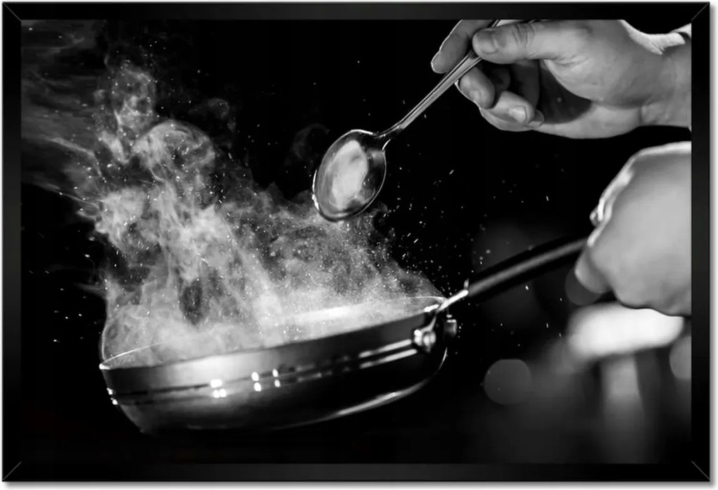 Poszterek keretben 60x40 Szakács főzés