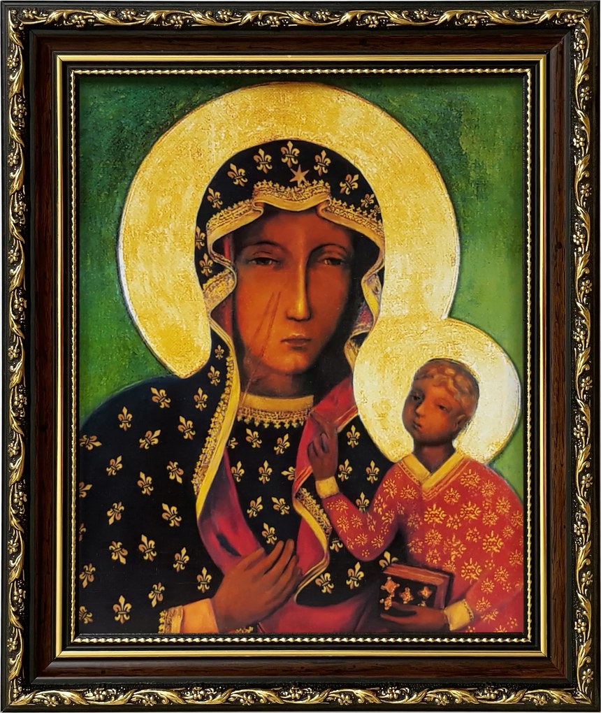 Vászonkép 31x26 Szűz Mária Dekoratív Keret