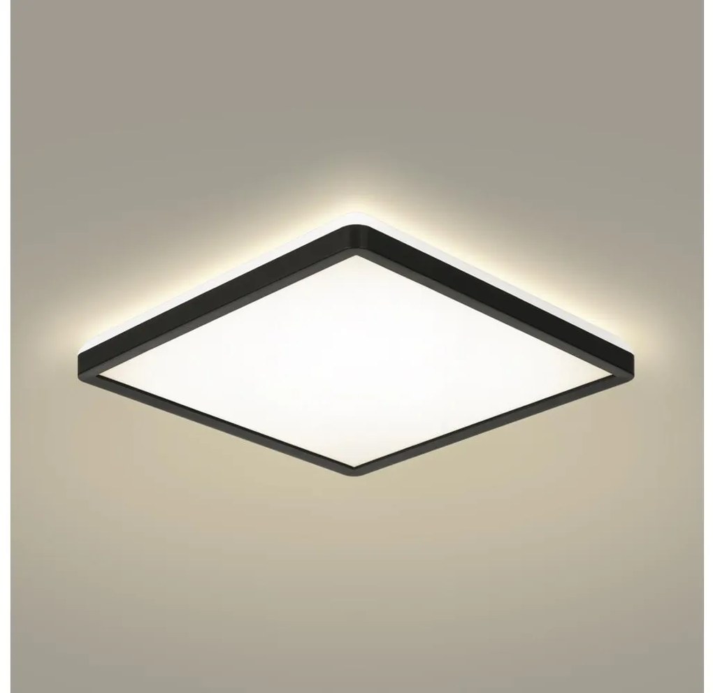 Brilagi - LED Fürdőszobai lámpa ULTRA SLIM LED/24W/230V 42x42 cm fekete IP54