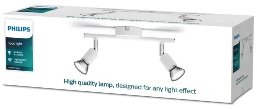 Philips - Spotlámpa LIMBALI 2xGU10/50W/230V fehér