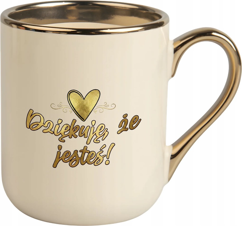 Elegáns kávés bögre arany Köszönöm, hogy Nőnapi ajándék vagy