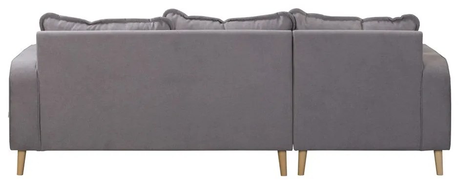 Szürke sarokkanapé (bal oldali) Beata – Ropez