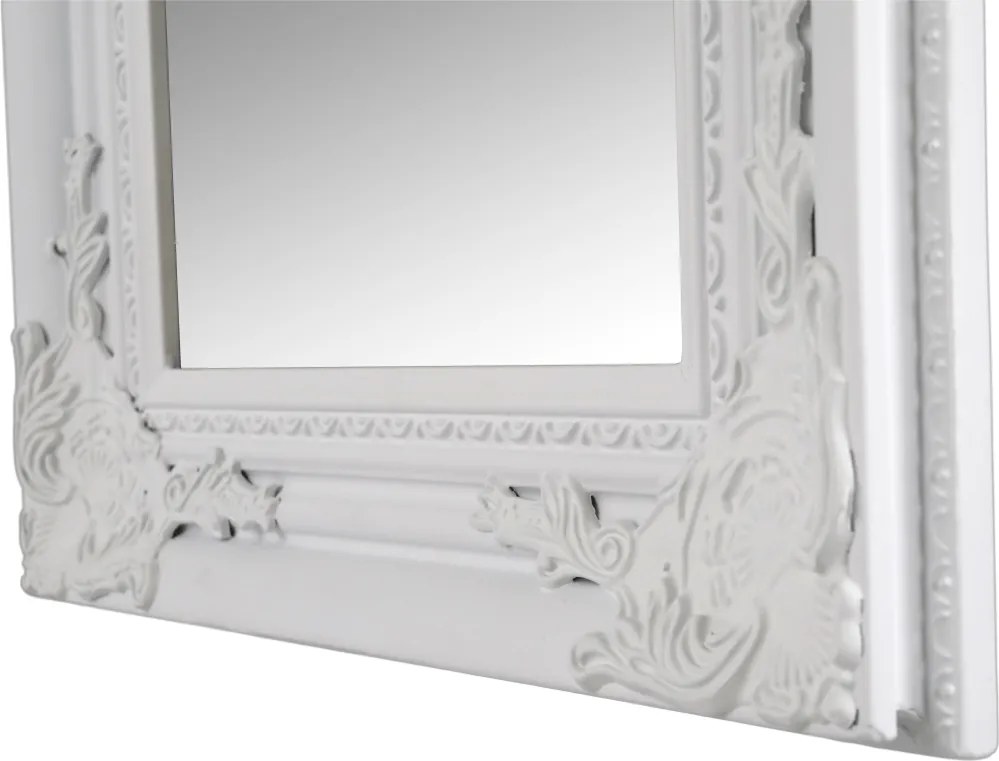 Tükör, fehér fa keret, MALKIA 8