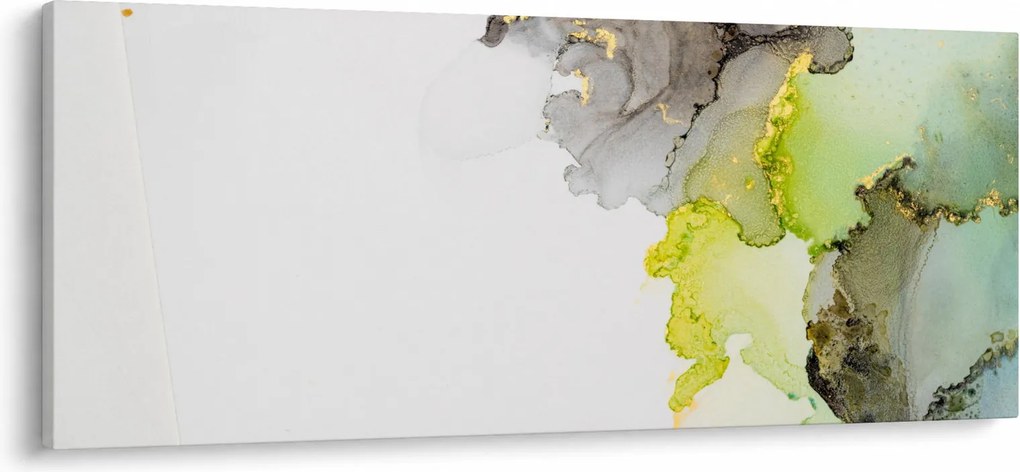 Kép - Absztrakt művészet tintával (120x50 cm)
