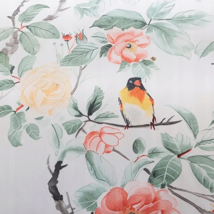 Mikroszálas ágyneműhuzat ORANGE FLOWERS fehér Ágyneműhuzat mérete: 2 db 70 x 80 cm | 160 x 200 cm