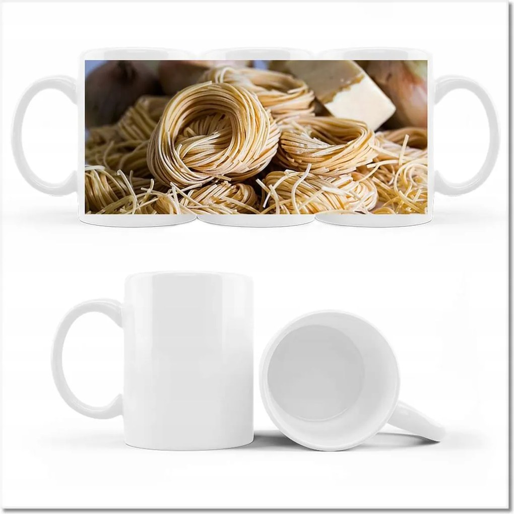 Nyomott mintás bögre Makron durumbúzából