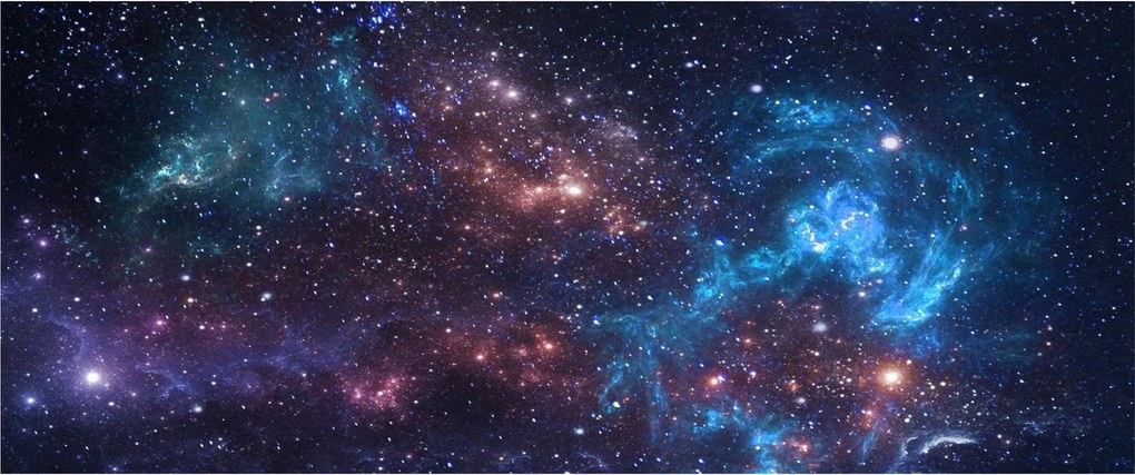 Kép - Éjszakai égbolt (120x50 cm)