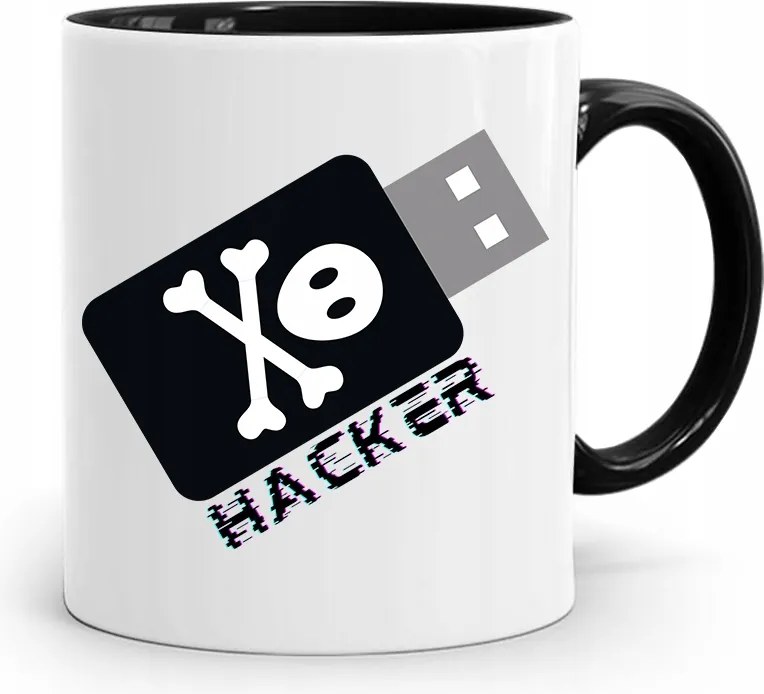 Fekete Informatikai Programozó Bögre Hacker fényképes nyomtatással