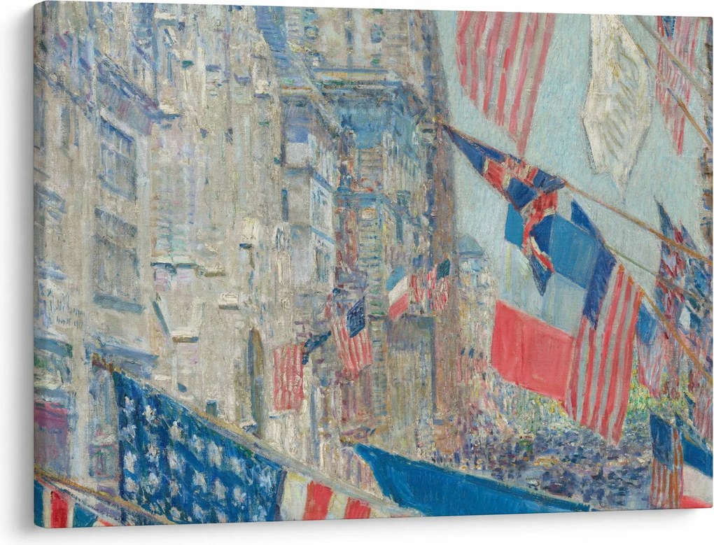 Kép - Childe Hassam, Allies day, reprodukciók (70x50 cm)