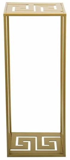 Virágállvány 60x24 cm arany színben