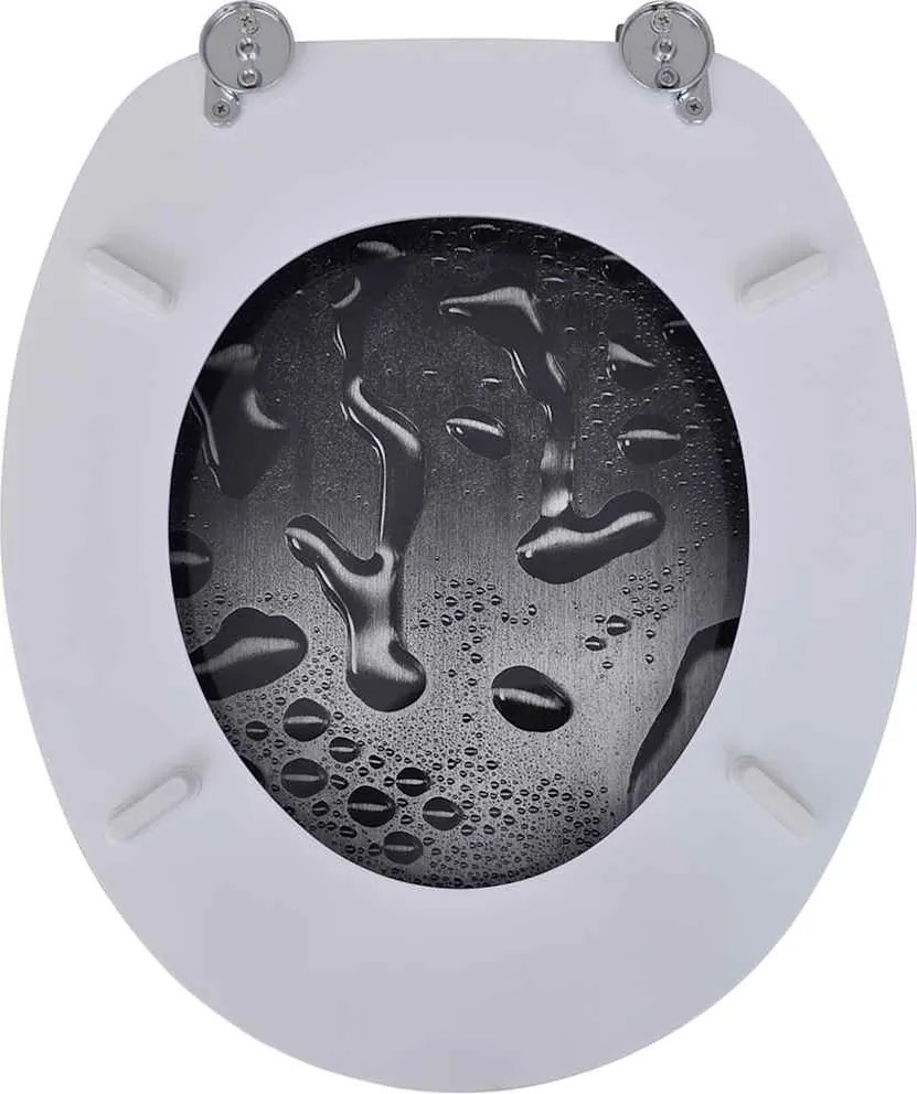 WC Ülőke MDF víz csepp tervezés
