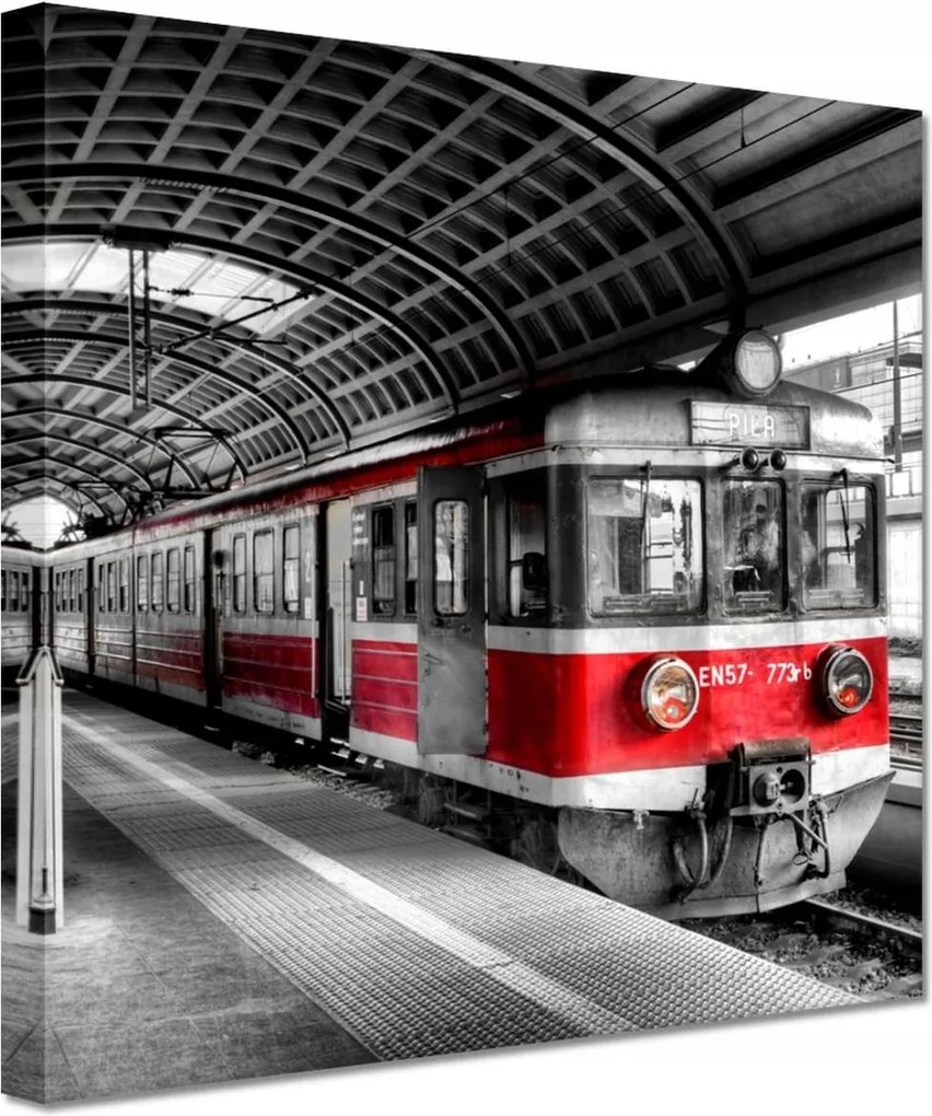 Festmények 20x20 Vonat EN57-773rb