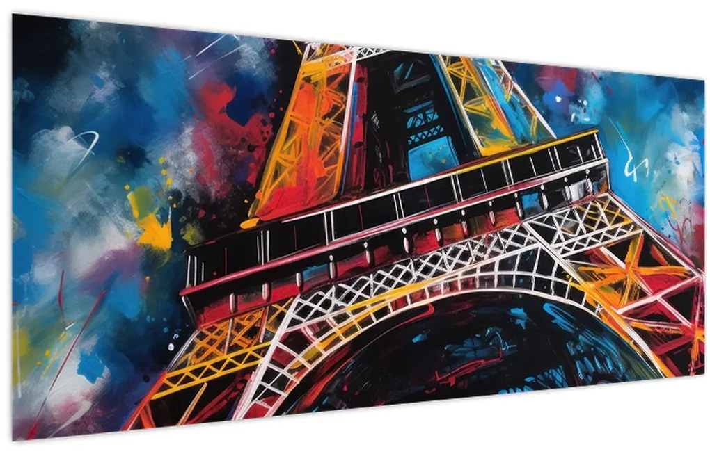 Kép - Az Eiffel-torony festménye II. (120x50 cm)