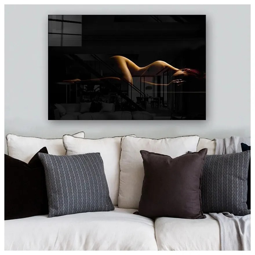 Üveg kép 100x70 cm Silhouette – Wallity