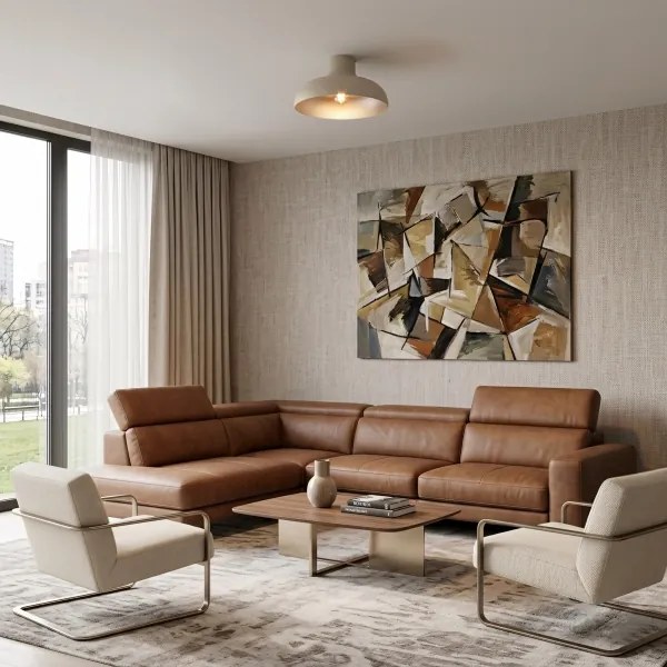 Mennyezeti lámpa BASCA 1xE27/15W/230V Ø 40 cm bézs