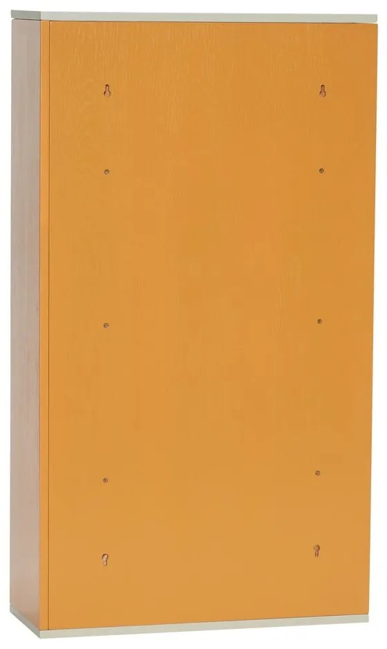 Narancssárga kőrisfa fali könyvespolc 60x109 cm Apollo – Hübsch