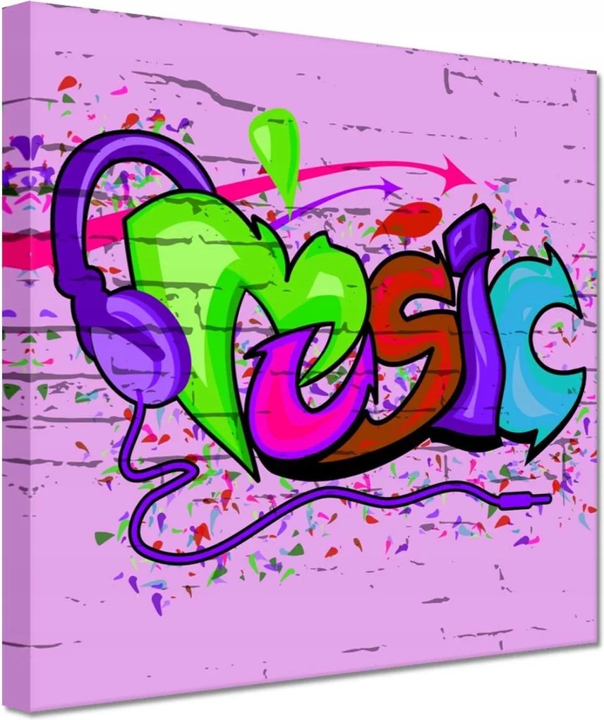 Vászonkép 60x60 Graffiti Utcaművészet